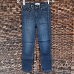 PAIGE Women's Ankle & Cropped Jeans - Dark Blue